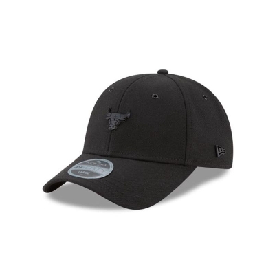 Chicago Bulls Gorra | New Era NBA Matte Metal 49forty Fitted Cap Mexico - Negros